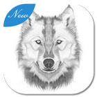 How to draw a Wolf icon