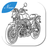 Learn to Draw Motorcycle ícone