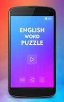 English Word Puzzle Plakat