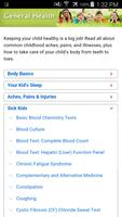 Kids Health, Diseases and tips screenshot 2