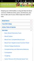 Kids Health, Diseases and tips تصوير الشاشة 2