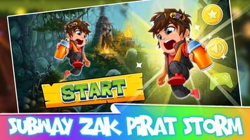 Subway Zak Hero - Pirat Storm โปสเตอร์