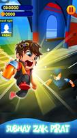 Subway Zak Hero - Pirat Storm স্ক্রিনশট 1