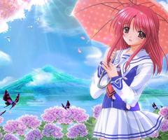 Anime Girl Wallpaper capture d'écran 2
