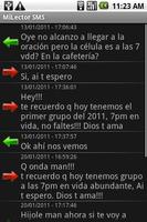 Mi Lector SMS screenshot 2