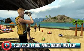 Beach Rescue Lifeguard Game poster