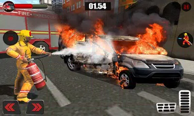 Скачать Пожарный Rescue Simulator двигателя 2018 APK