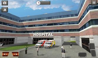Jeux d'ambulance Driving Sim3D capture d'écran 2