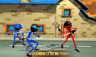 Fight Stick Extreme Fight 3D de Stickman Ninja imagem de tela 3