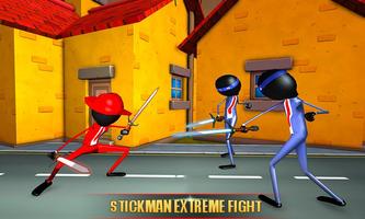 Fight Stick Extreme Fight 3D de Stickman Ninja imagem de tela 2