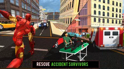 Flying Robot Rescue Mission APK download