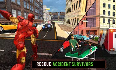 Flying Robot Rescue Mission APK download