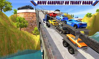 OffRoad Police Truck Driving : Car Transporter 스크린샷 1