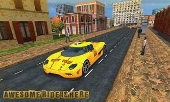 Taxi Driver Traffic Rush постер