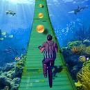 Verrücktes Fahrrad Unterwasser-Rennbahn Spiel APK