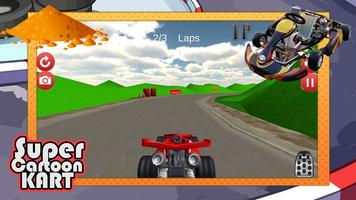 Super Cartoon Kart 3D captura de pantalla 2