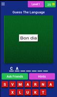 Language Quiz Game Plakat