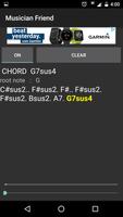 Musician Friend Chord Detector स्क्रीनशॉट 1