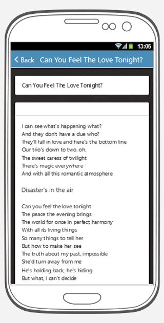The Lion King Songs Lyrics For Android Apk Download