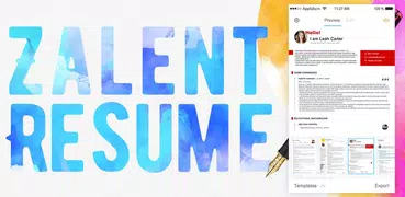 Zalent Resume Builder and CV Maker for Job Search