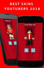 Youtubers Skins for Minecraft 2018 APK Herunterladen