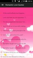 Romantic Love Quotes syot layar 1