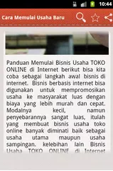 Cara Memulai Usaha Baru APK download