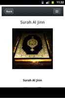 Surah Al Jinn Mp3 capture d'écran 2