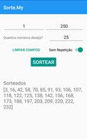 برنامه‌نما Sorte.My - Seu Gerador de Números aleatórios! عکس از صفحه