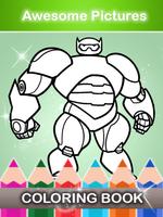 Coloring Game for Bigmax Hero Plakat