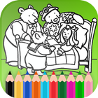 Goldilocks & 3 Bears Coloring 圖標