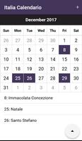 Italia Calendario Affiche