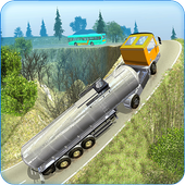 Off Road Oil LKW-Transport 3D Zeichen