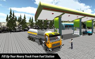 道路石油トラック輸送3Dオフ スクリーンショット 1