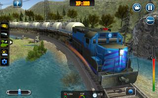 Indian Train Oil Tanker Transport:Train Games 2017 Affiche