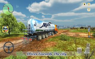 Offroad Milk Tanker Transport ảnh chụp màn hình 2