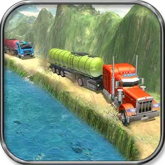 Oil Tanker Truck Driving Sim: Hill Side Transport