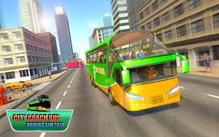 城市客车驾驶模拟2018年：免费巴士游戏 海报