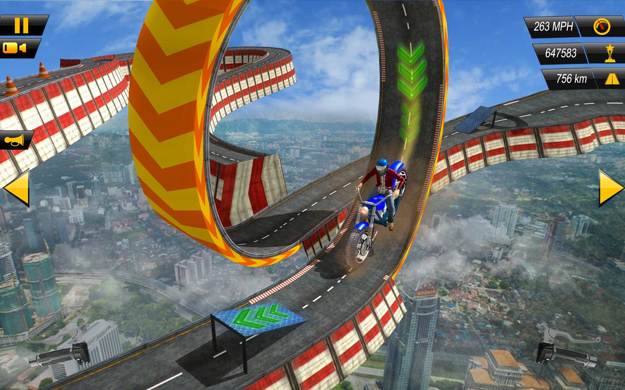 Racing Moto Tricky Bike Stunt: Impossible 3D Track for ... - 