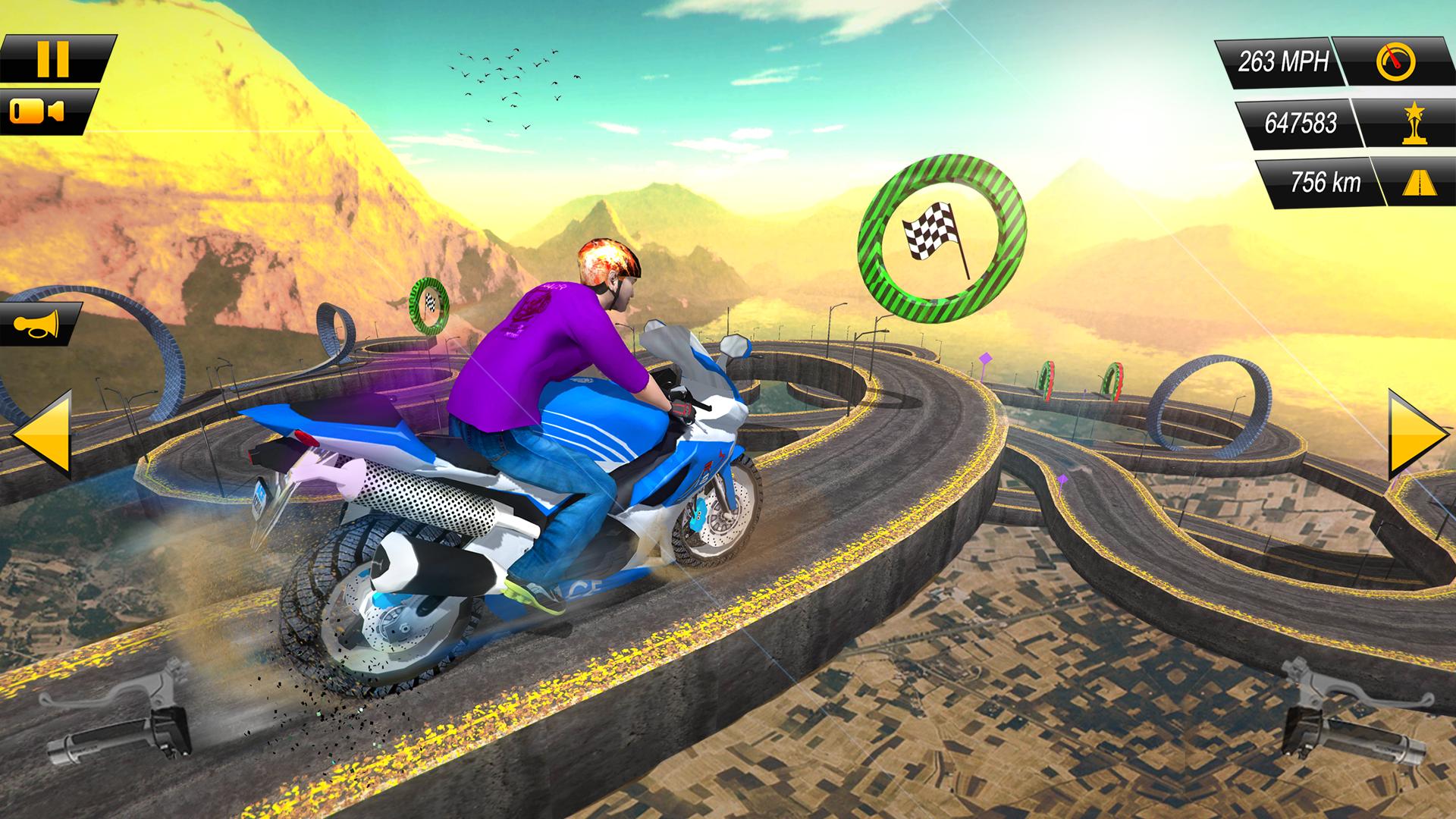 Racing Moto Tricky Bike Stunt: Impossible 3D Track for ... - 