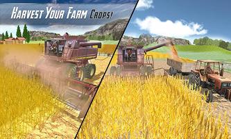 Echt Landwirtschaf Traktor Sim Plakat