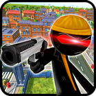 Stickman Crime City Gangster-icoon