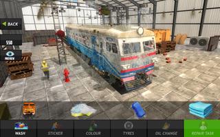 Train Mechanic Simulator: Workshop Garage 2017 capture d'écran 2