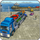 Car Transporter Truck Drive 3D icône