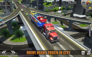 برنامه‌نما Car Transporter Truck Drive 3D عکس از صفحه