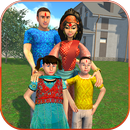 Virtuelle glückliche Familie: Indisches Familienl APK