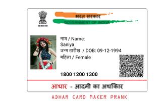 Aadhaar Card Maker Prank Affiche