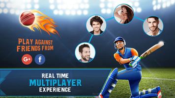 Cricket T20 2017-Multiplayer Game الملصق
