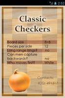 Checkers Classic Affiche