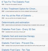 برنامه‌نما Diabetic Foot - Update articles every 24 hours عکس از صفحه